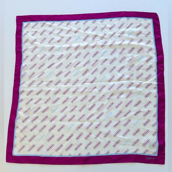 COACH || Monogram Neck Scarf. Sz. - Picture 10 of 13